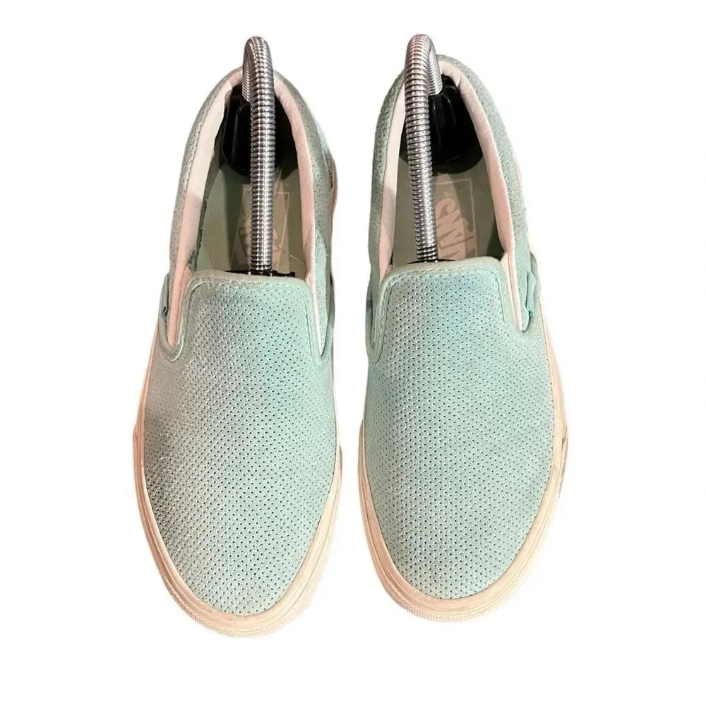 Vans Classic Perforated Slip On Flats‎ Women's Size 6.5